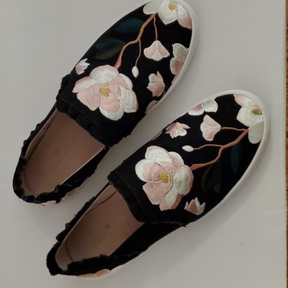 Kate Spade Leonie Embroidered Floral Sneakers 8